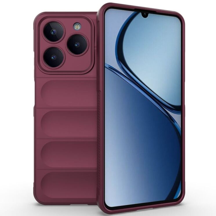 Защитный чехол Deexe Terra Case для Realme C63 / C61 - Wine Red: фото 1 из 6