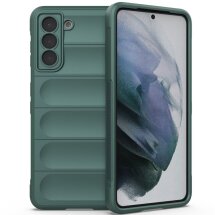 Захисний чохол Deexe Terra Case для Samsung Galaxy S21 (G991) - Green: фото 1 з 6
