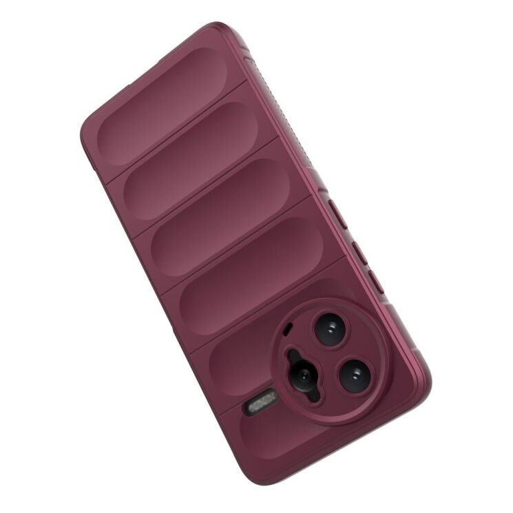 Защитный чехол Deexe Terra Case для Xiaomi Poco F7 Ultra - Wine Red: фото 3 из 11