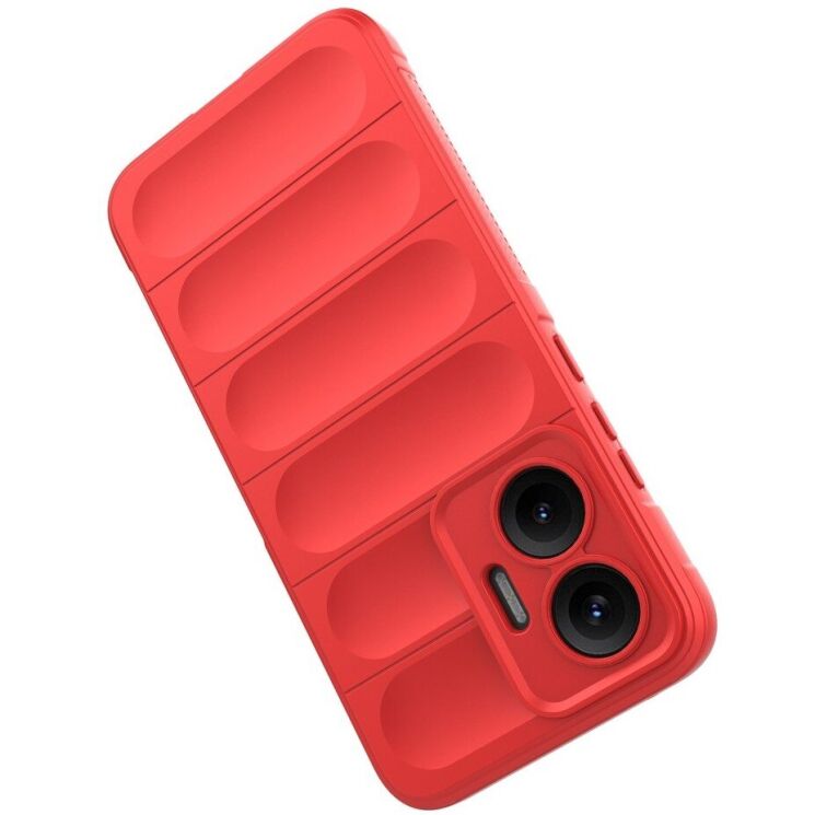 Защитный чехол Deexe Terra Case для Xiaomi Poco F7 - Red: фото 3 из 9