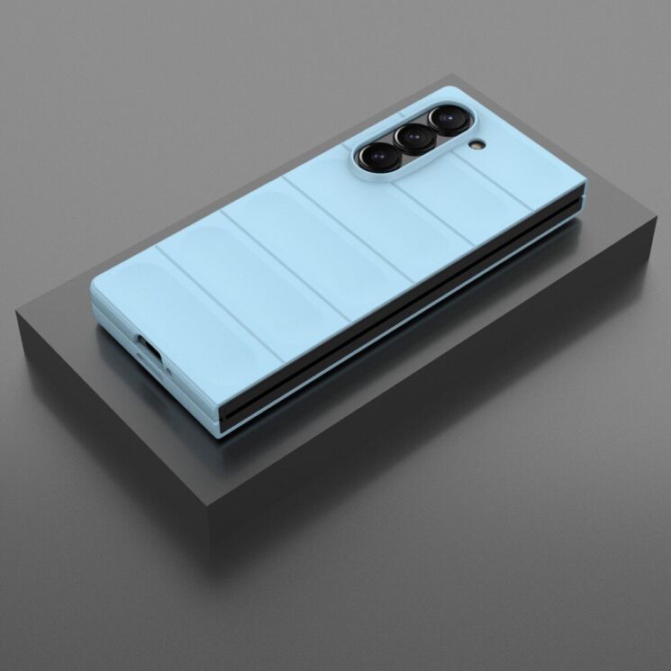 Защитный чехол Deexe Terra Case (FF) для Samsung Galaxy Fold 6 - Baby Blue: фото 6 из 9