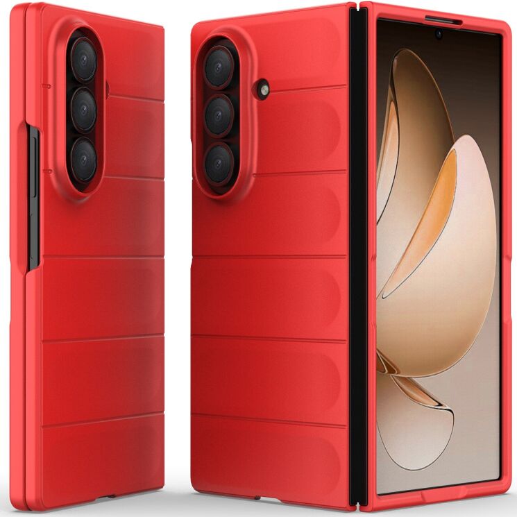 Защитный чехол Deexe Terra Case (FF) для Samsung Galaxy Fold 7 - Red: фото 1 из 9