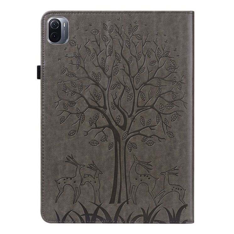 Защитный чехол Deexe Tree Print для Xiaomi Pad 5 / 5 Pro - Grey: фото 3 из 12