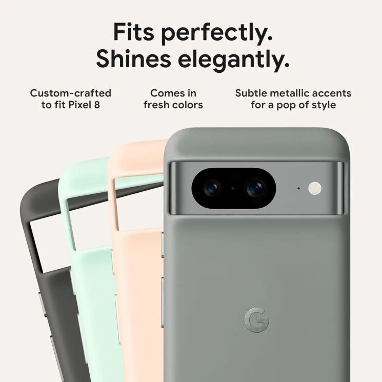 Защитный чехол Durable Protection Case для Google Pixel 8 - Charcoal: фото 6 из 8