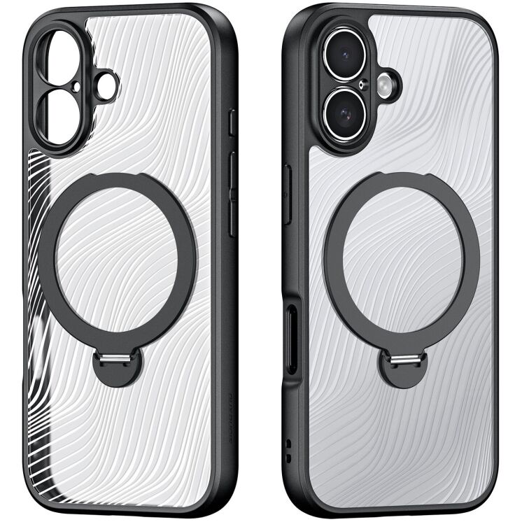 Защитный чехол DUX DUCIS Aimo Mag Series with Folding Stand для Apple iPhone 17 - Black: фото 2 из 9
