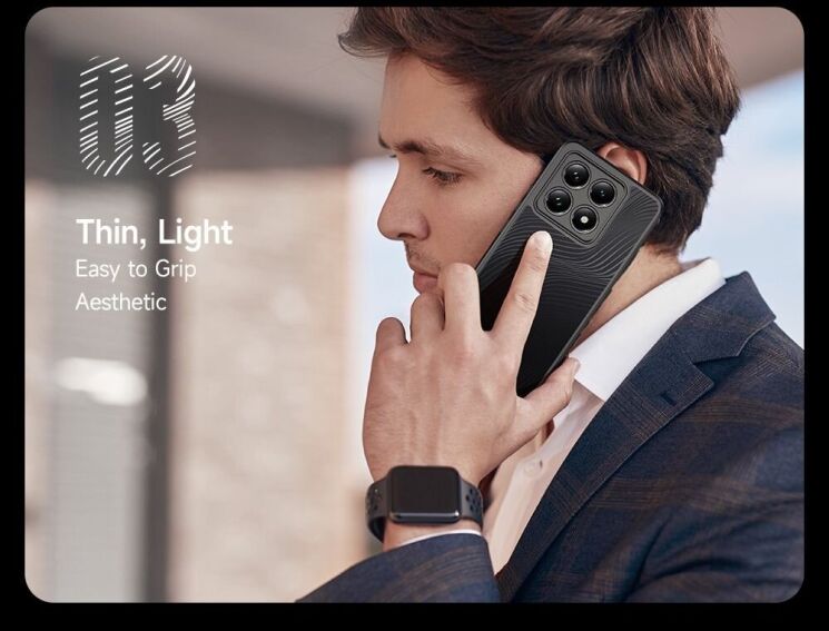 Защитный чехол DUX DUCIS Aimo Series для Xiaomi 14T - Black: фото 12 из 13