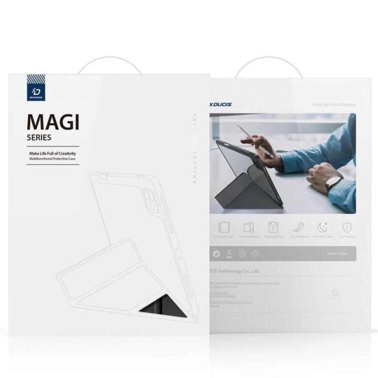 Защитный чехол DUX DUCIS Magi Series для Apple iPad mini 6 / 7 (2021/2024) - Black: фото 15 из 15