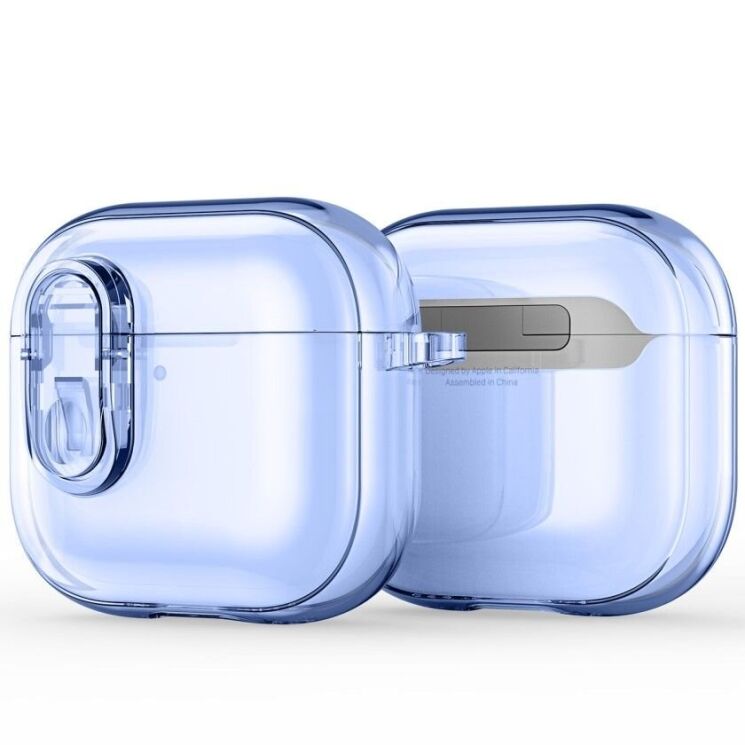 Защитный чехол DUX DUCIS PECL Series для Apple AirPods 4 - Blue: фото 1 из 10