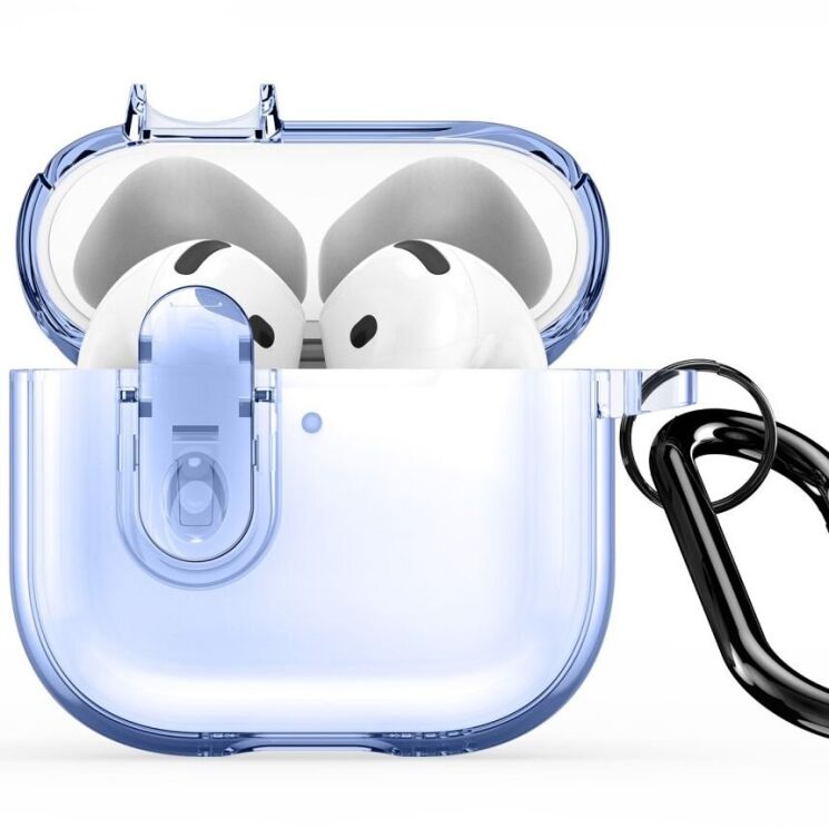 Защитный чехол DUX DUCIS PECL Series для Apple AirPods 4 - Blue: фото 2 из 10