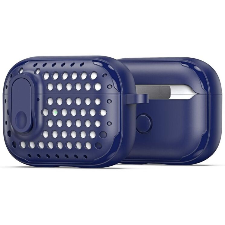 Захисний чохол DUX DUCIS PECM Series для Apple AirPods Pro 2 - Blue: фото 2 з 19