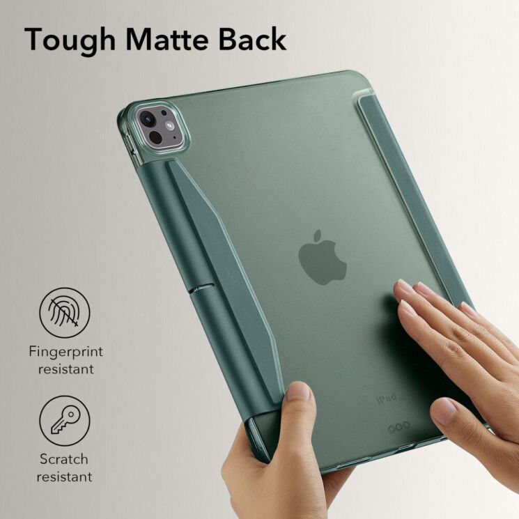 Защитный чехол ESR Ascend Trifold Case для Apple iPad Pro 13 (2024) - Frosted Black: фото 5 из 9