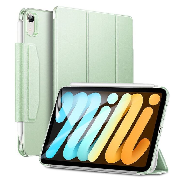 Защитный чехол ESR Ascend Trifold Case для Apple iPad mini 6 / 7 (2021/2024) - Mint Green: фото 1 из 9