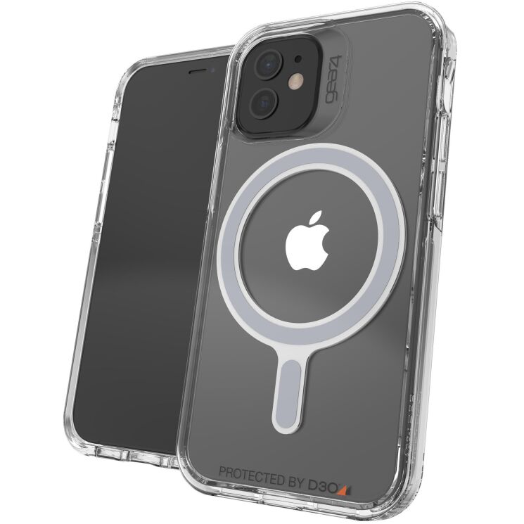 Защитный чехол Gear4 Crystal Palace Snap MagSafe для Apple iPhone 12 mini - Clear: фото 2 из 10