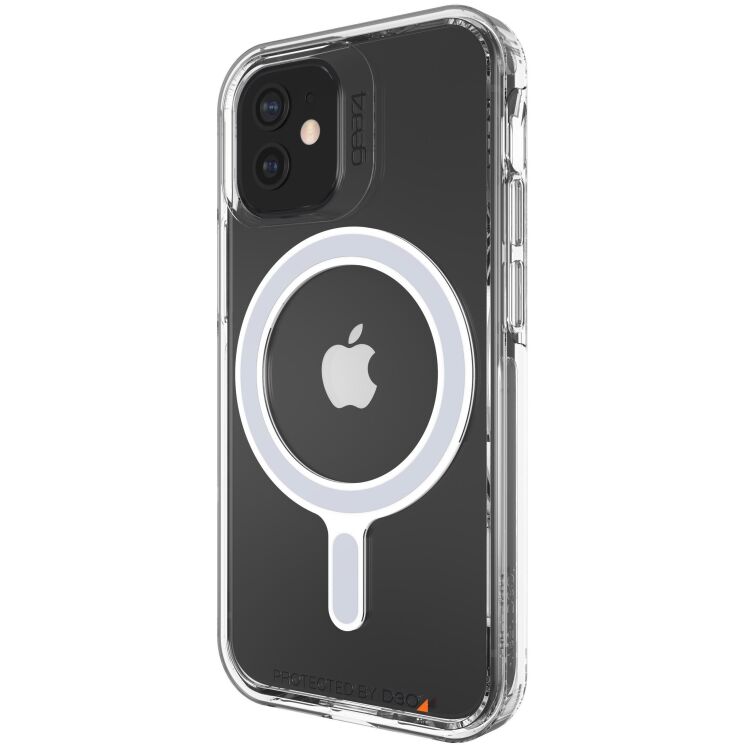 Защитный чехол Gear4 Crystal Palace Snap MagSafe для Apple iPhone 12 mini - Clear: фото 4 из 10