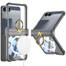 Защитный чехол GKK AirBag Mag with Ring для Samsung Galaxy Flip 7 - Black: фото 1 из 8