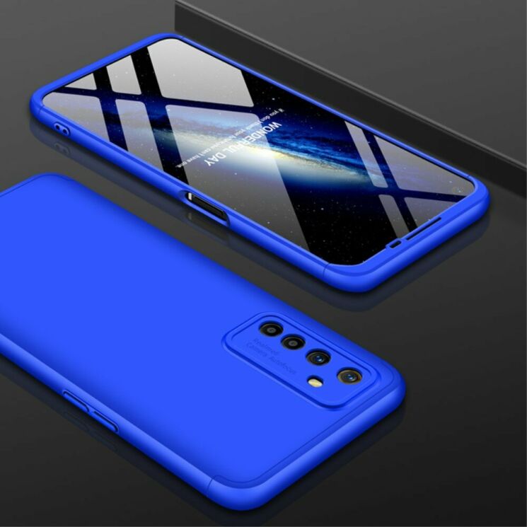 Защитный чехол GKK Double Dip Case для Realme 6 / 6s - Blue: фото 8 из 16