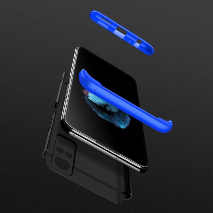 Защитный чехол GKK Double Dip Case для VIVO Y31 / Y53s - Black / Blue: фото 3 из 13