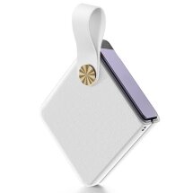 Защитный чехол GKK Strap Kickstand для Motorola Razr 50 Ultra - White: фото 1 из 6