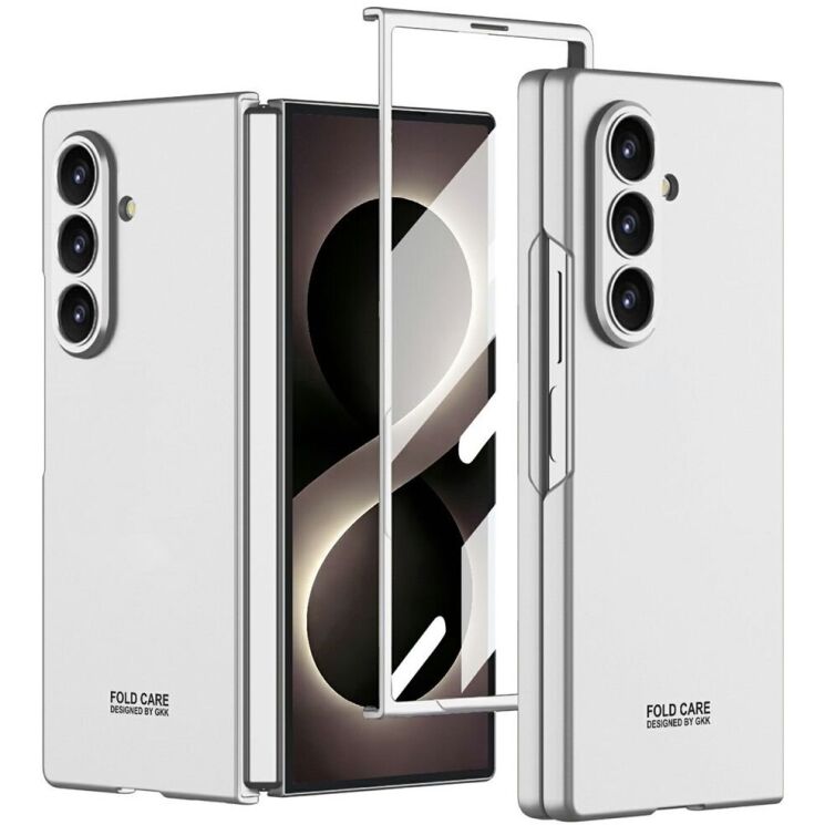 Захисний чохол GKK Super Slim для Samsung Galaxy Fold 8 Ultra - Silver (424025S) Захисний чохол GKK Super Slim для Samsung Galaxy Fold 8 Ultra - Silver: фото 1 з 11