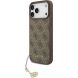Захисний чохол Guess 4G Charms Collection MagSafe для iPhone 17 Pro Max (GUHMP17XGF4GCW) - Brown (402882Z). Фото 2 з 7