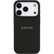 Защитный чехол Guess Grained Gold Ring MagSafe для iPhone 18 Pro Max / 17 Pro Max (GUHMP18XPGHSMMK) - Black (423963B). Фото 2 из 7
