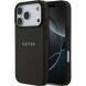 Защитный чехол Guess Grained Gold Ring MagSafe для iPhone 18 Pro Max / 17 Pro Max (GUHMP18XPGHSMMK) - Black (423963B). Фото 1 из 7