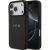 Защитный чехол Guess Grained Gold Ring MagSafe для iPhone 18 Pro Max / 17 Pro Max (GUHMP18XPGHSMMK) - Black: фото 1 из 7