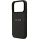 Защитный чехол Guess Grained Gold Ring MagSafe для iPhone 18 Pro Max / 17 Pro Max (GUHMP18XPGHSMMK) - Black (423963B). Фото 5 из 7