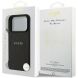 Защитный чехол Guess Grained Gold Ring MagSafe для iPhone 18 Pro Max / 17 Pro Max (GUHMP18XPGHSMMK) - Black (423963B). Фото 7 из 7