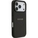 Защитный чехол Guess Grained Gold Ring MagSafe для iPhone 18 Pro Max / 17 Pro Max (GUHMP18XPGHSMMK) - Black (423963B). Фото 3 из 7