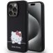 Защитный чехол Hello Kitty Liquid Silicone для Apple iPhone 15 Pro - Black (350818B). Фото 1 из 8