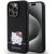 Защитный чехол Hello Kitty Liquid Silicone для Apple iPhone 15 Pro - Black: фото 1 из 8