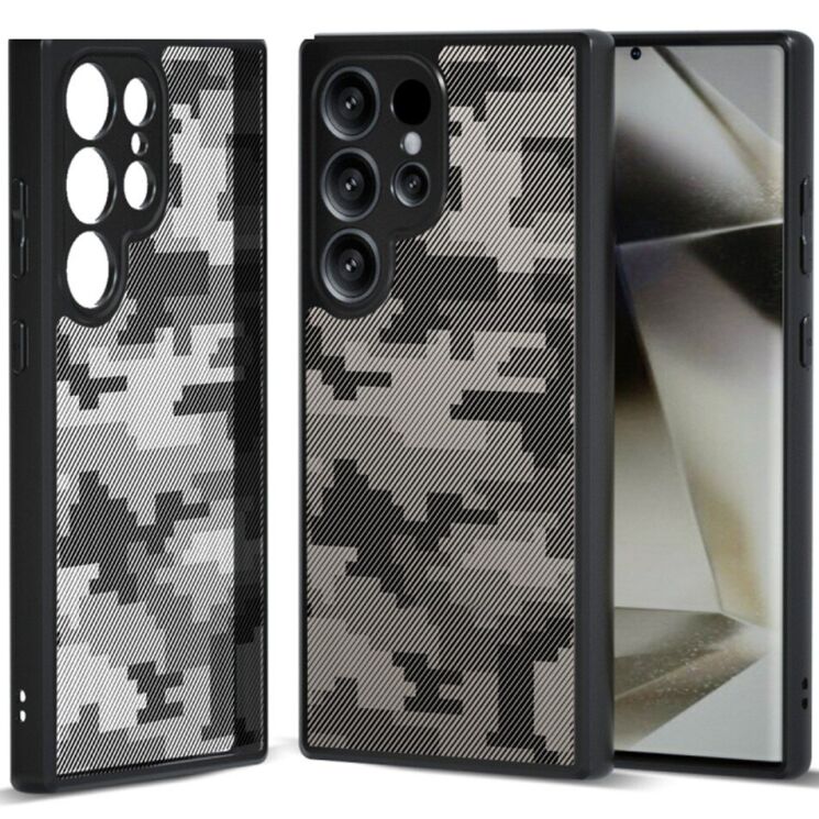 Захисний чохол IBMRS Military для Samsung Galaxy S26 Ultra (S948) - Grid Camouflage: фото 1 з 9