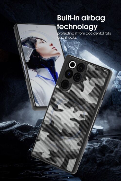 Защитный чехол IBMRS Military для ZTE Nubia Red Magic 11 Pro - Matte Black: фото 4 из 7