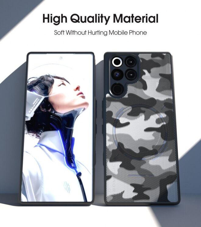Защитный чехол IBMRS Military для ZTE Nubia Red Magic 11 Pro - Matte Black: фото 3 из 7