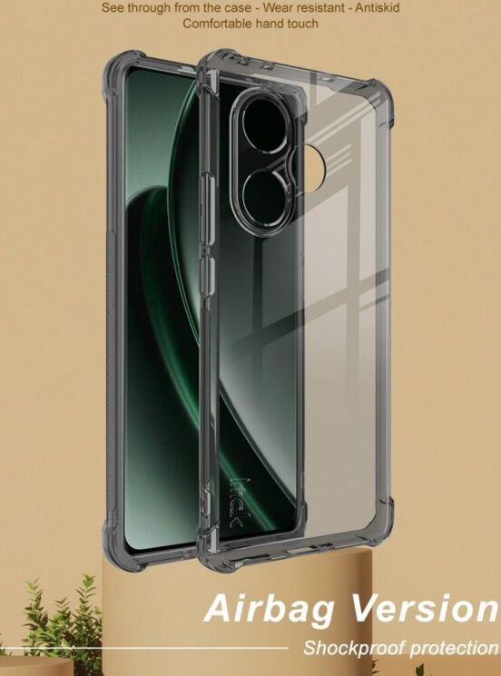 Защитный чехол IMAK Airbag MAX Case для Realme GT Neo 6 SE / GT 6T / GT 6 - Transparent: фото 9 из 11
