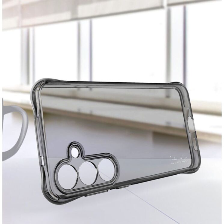 Защитный чехол IMAK Airbag MAX Case для Samsung Galaxy S25 Plus (S936) - Transparent: фото 7 из 8