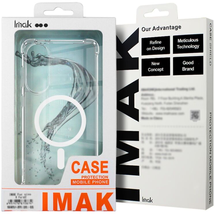 Защитный чехол IMAK Space Shield MagSafe для Xiaomi Redmi 15 - Transparent: фото 10 из 10