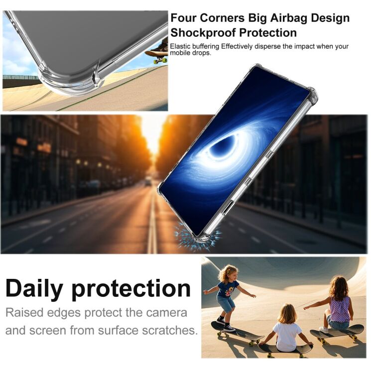 Захисний чохол IMAK Space Shield MagSafe для ZTE Nubia Red Magic 11 Pro - Transparent: фото 10 з 11