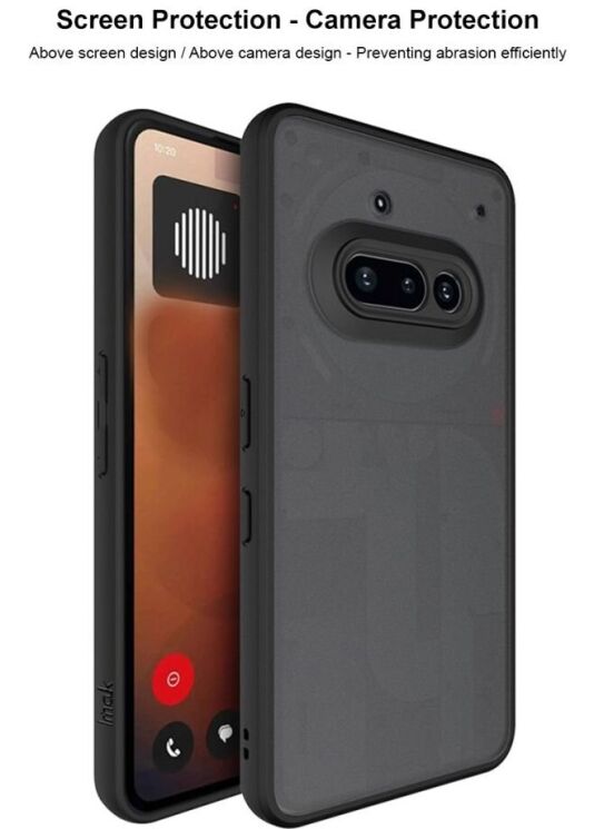 Защитный чехол IMAK UX-9B Series для Nothing Phone (3a) - Black: фото 10 из 11