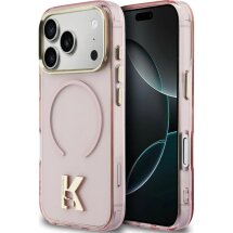 Защитный чехол Karl Lagerfeld IML K Head Logo MagSafe для iPhone 17 Pro Max (KLHMP17X5HTMKHDP) - Pink: фото 1 из 7