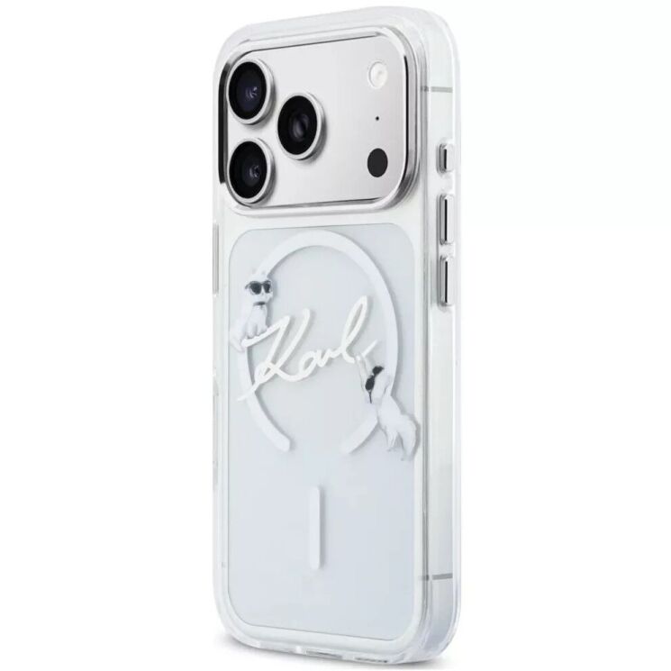Захисний чохол Karl Lagerfeld Script Logo MagSafe для iPhone 18 Pro / 17 Pro (KLHMP18L5HKSCAH) - Transparent (423741T) Захисний чохол Karl Lagerfeld Script Logo MagSafe для iPhone 18 Pro / 17 Pro (KLHMP18L5HKSCAH) - Transparent: фото 4 з 7