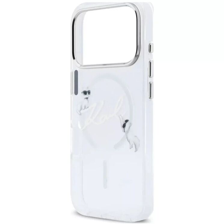Захисний чохол Karl Lagerfeld Script Logo MagSafe для iPhone 18 Pro / 17 Pro (KLHMP18L5HKSCAH) - Transparent (423741T) Захисний чохол Karl Lagerfeld Script Logo MagSafe для iPhone 18 Pro / 17 Pro (KLHMP18L5HKSCAH) - Transparent: фото 5 з 7