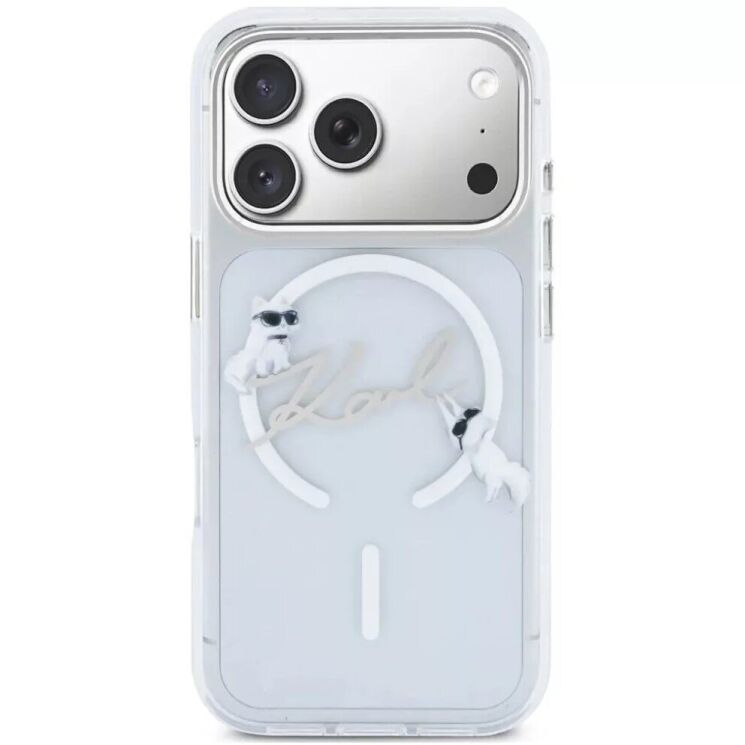 Захисний чохол Karl Lagerfeld Script Logo MagSafe для iPhone 18 Pro / 17 Pro (KLHMP18L5HKSCAH) - Transparent (423741T) Захисний чохол Karl Lagerfeld Script Logo MagSafe для iPhone 18 Pro / 17 Pro (KLHMP18L5HKSCAH) - Transparent: фото 2 з 7