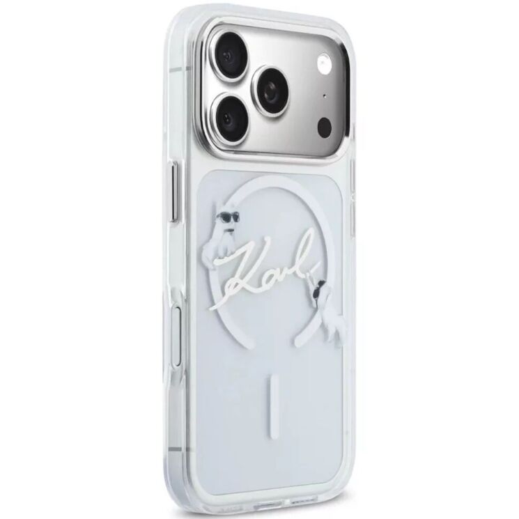 Захисний чохол Karl Lagerfeld Script Logo MagSafe для iPhone 18 Pro / 17 Pro (KLHMP18L5HKSCAH) - Transparent (423741T) Захисний чохол Karl Lagerfeld Script Logo MagSafe для iPhone 18 Pro / 17 Pro (KLHMP18L5HKSCAH) - Transparent: фото 3 з 7