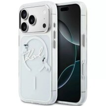 Захисний чохол Karl Lagerfeld Script Logo MagSafe для iPhone 18 Pro / 17 Pro (KLHMP18L5HKSCAH) - Transparent: фото 1 з 7