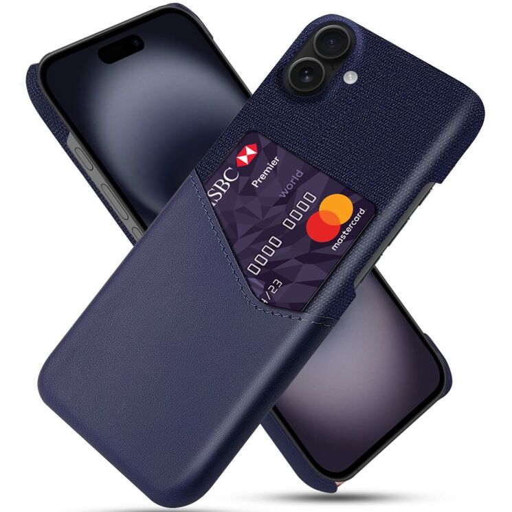 Защитный чехол KSQ Business Pocket для Apple iPhone 17 - Blue: фото 1 из 4