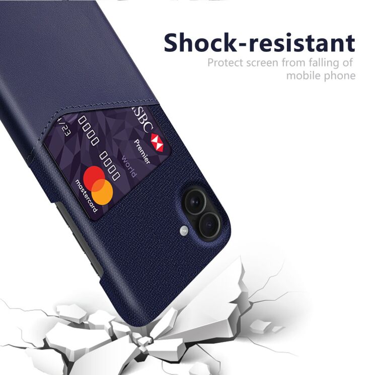 Защитный чехол KSQ Business Pocket для Apple iPhone 17 - Blue: фото 2 из 4