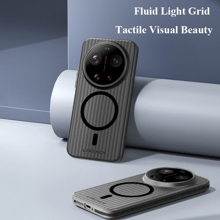 Защитный чехол LEREACH TOC Magnetic для Xiaomi 17 Ultra - Black: фото 6 из 10