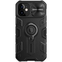 Захисний чохол NILLKIN CamShield Armor для Apple iPhone 12 mini - Black: фото 1 з 13